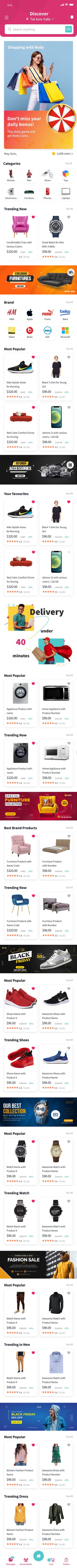 Rody - פלטפורמת משלוחים חברתית - Home & Shopping